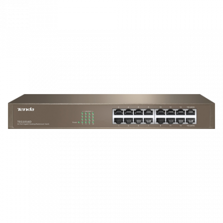 Switch-uri de retea - Switch 16 porturi Gigabit rackmount 1U - TENDA TND-TEG1016D