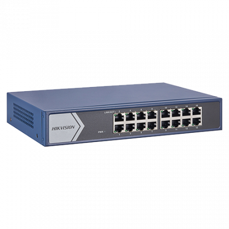 Switch-uri de retea - Switch 16 porturi Gigabit, SMART Management - HIKVISION DS-3E1516-EI