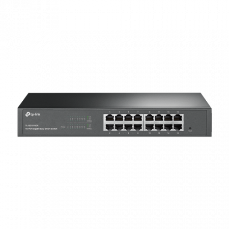 Switch-uri de retea - Switch 16 porturi RJ45 Gigabit, Easy Managed, 1U - TP-Link TL-SG1016DE
