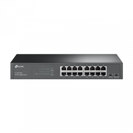 Switch-uri de retea - Switch 16 porturi RJ45 Gigabit, Unmanaged, 1U - TP-Link TL-SG1016D
