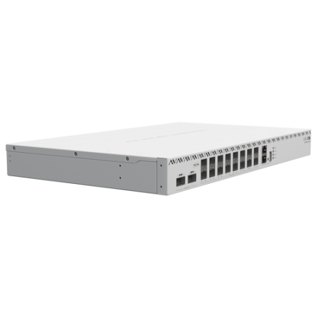 Switch 2 x QSF28 100G, 16 x SFP28 25G, 2 x RJ45 100 Mbps, 1U - MikroTik CRS518-16XS-2XQ-RM [1]