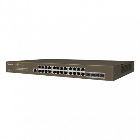 Switch-uri de retea - Switch 24 porturi Gigabit, 4 porturi SFP Gigabit, Management - TENDA TND-TEG5328F