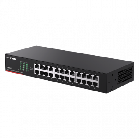 Switch-uri de retea - Switch 24 porturi Gigabit, Unmanaged, 1U - IP-COM G1024D