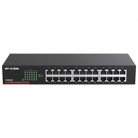 Switch 24 porturi Gigabit, Unmanaged, 1U - IP-COM G1024D [1]