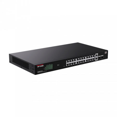 Switch 24 porturi PoE RJ45 Gigabit, 2 x RJ45 Gigabit, 2 x SFP Gigabit, Management, 1U - IP-COM G2228P-24-410W [2]
