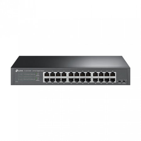 Switch-uri de retea - Switch 24 porturi RJ45 Gigabit, Unmanaged, 1U - TP-Link TL-SG1024D