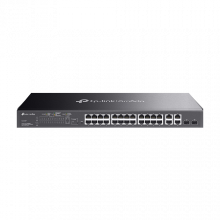 Switch-uri PoE - Switch 24 x PoE RJ45 10/100 Mbps, 2 x RJ45 1G, 2 x combo SFP/RJ45 1G, L2 Management - TP-Link Omada SL2428P