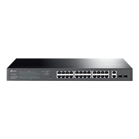 Switch-uri PoE - Switch 24 x RJ45 1G PoE, 2 x RJ45 1G, 2 x SFP 1G, Managed - TP-Link TL-SG1428PE