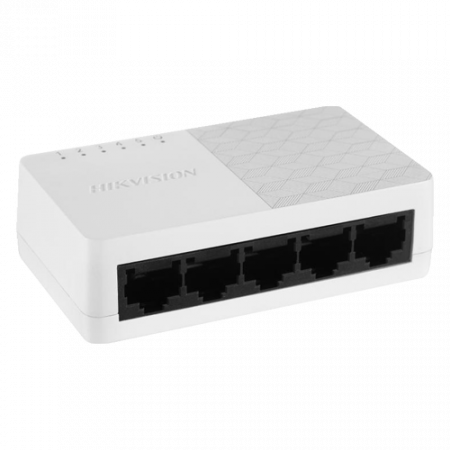 Switch-uri de retea - Switch 5 porturi 10/100/1000 Mbps RJ45 - HIKVISION DS-3E0505D-O