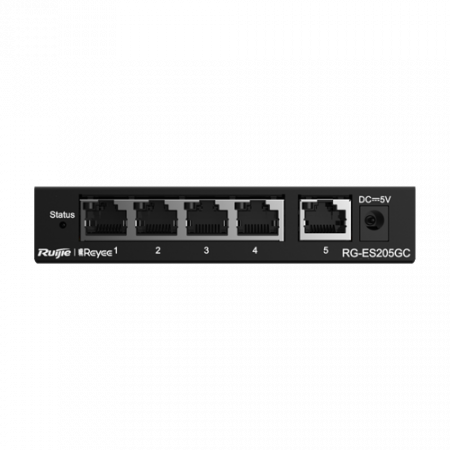Switch 5 porturi RJ45 Gigabit, L2 Cloud Management - Ruijie RG-ES205GC [1]