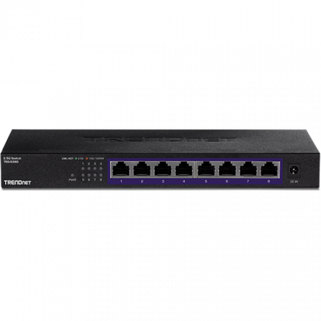Switch-uri de retea - Switch 8 porturi 2.5G, Fanless - TRENDnet TEG-S380