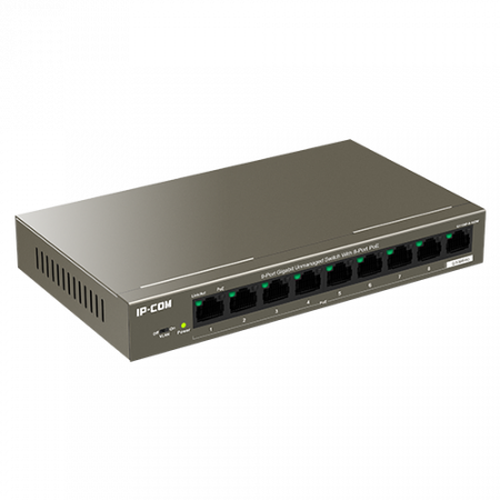 Switch 8 porturi Gigabit PoE, 1 x RJ45 Gigabit Uplink - IP-COM G1109P-8-102W [1]