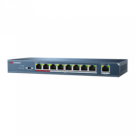 Retelistica - Switch 8 porturi PoE, 1 port uplink- HIKVISION DS-3E0109P-E-M