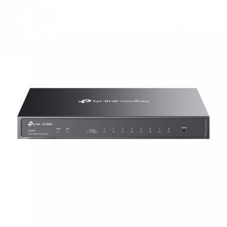 Switch-uri de retea - Switch 8 porturi RJ45 Gigabit, L2 Management, 1U - TP-Link Omada SG2008