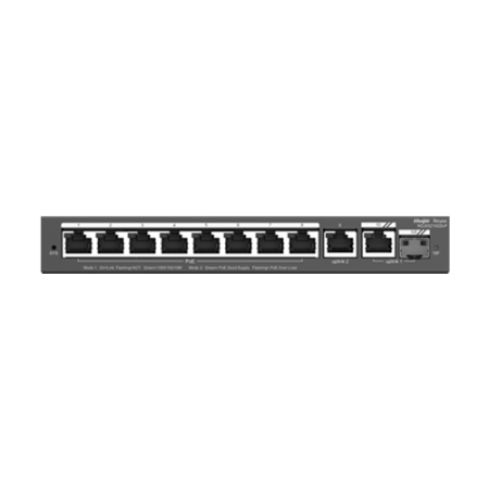 Switch 8 x RJ45 1G PoE, combo 1 x RJ45 + 1 x SFP 1G, Cloud Management - Ruijie Reyee RG-ES210GS-P [1]
