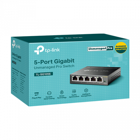 Switch Easy Smart, 5 porturi RJ45 Gigabit, Managed - TP-Link TL-SG105E [2]