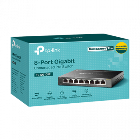 Switch Easy Smart, 8 porturi RJ45 Gigabit, Managed - TP-Link TL-SG108E [2]