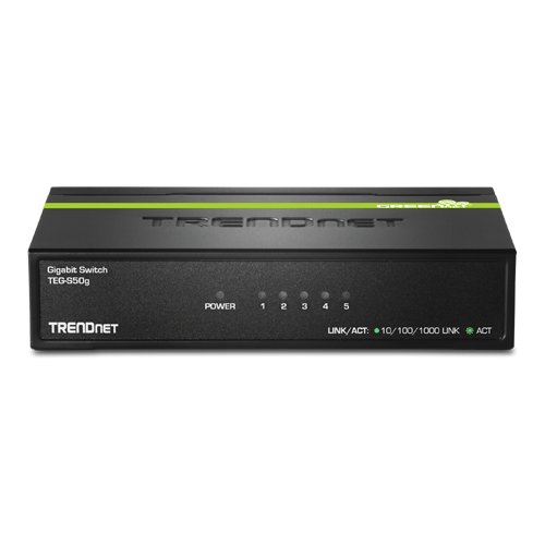 Switch GREENnet 5 porturi Gigabit - TRENDnet TEG-S50G [1]