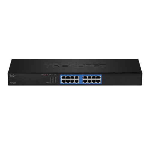 Switch GREENnet rack mount 16 porturi Gigabit - TRENDnet TEG-S16G [1]