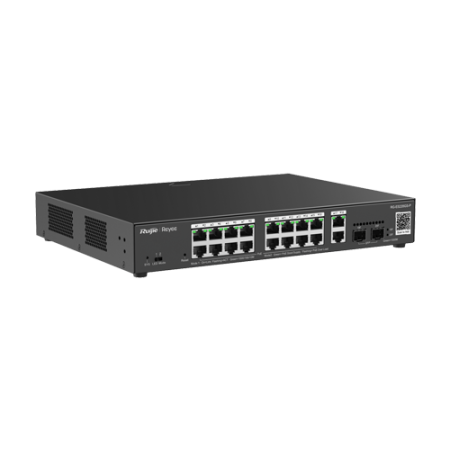 Switch L2, 16 x RJ45 1G PoE, 2 x SFP 1G, 2 x RJ45 1G, Cloud Management - Ruijie Reyee RG-ES220GS-LP [1]