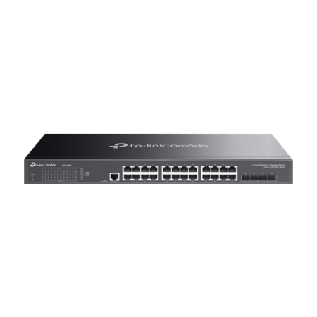 Switch-uri de retea - Switch L2+, 24 x RJ45 Gigabit, 4 x SFP+ 10G, Management - TP-Link Omada SG3428X