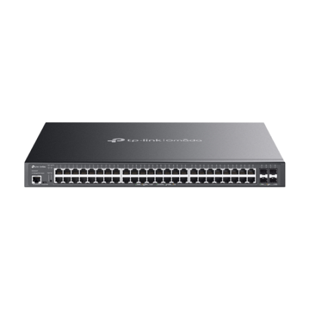 Switch-uri PoE - Switch L2+, 48 x RJ45 1G PoE, 4 x SFP+ 10G, Buget PoE 500W, Management, 1U - TP-Link Omada SG3452XP