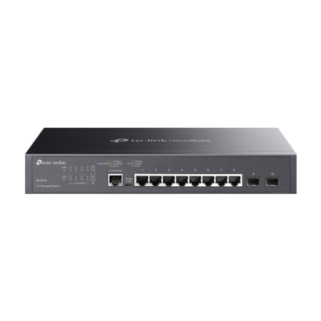 Switch-uri de retea - Switch L2+, 8 x RJ45 1G, 2 x SFP 1G, Management, 1U - TP-Link Omada SG3210