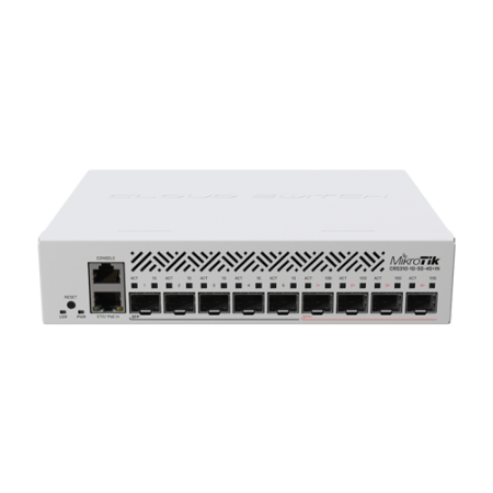 Switch L3, 5 x SFP 1G, 4 x SFP+ 10G, 1 x RJ45 1G, PoE In af/at, 1U - Mikrotik CRS310-1G-5S-4S+IN [1]