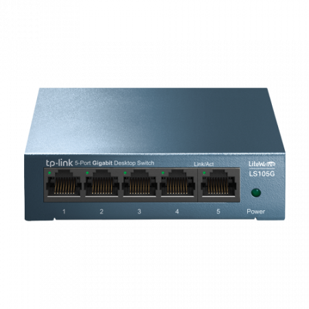 Switch-uri de retea - Switch LiteWave LS105G, 5 porturi RJ45 Gigabit, Unmanaged - TP-Link LS105G