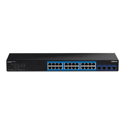 Switch Web Smart Management 24 porturi Gigabit, 4 porturi SFP+ 10G - TRENDnet TEG-30284 [1]