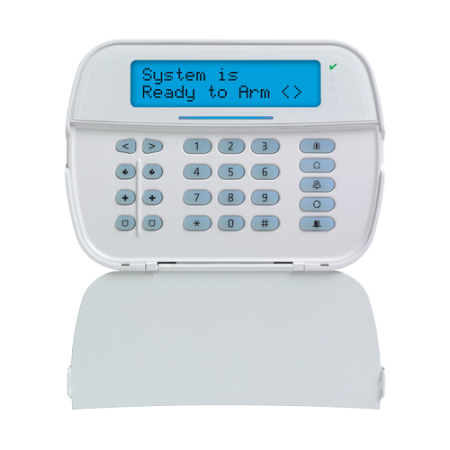 Tastatura LCD alfanumerica, cablata, 128 zone, cititor proximitate, SERIA NEO - DSC HS2LCDPEE3 [1]