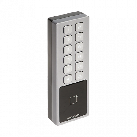 Terminal control acces cu tastatura, card M1, Bluetooth, Wi-Fi, Alarma - HIKVISION DS-K1T805MBWX [1]