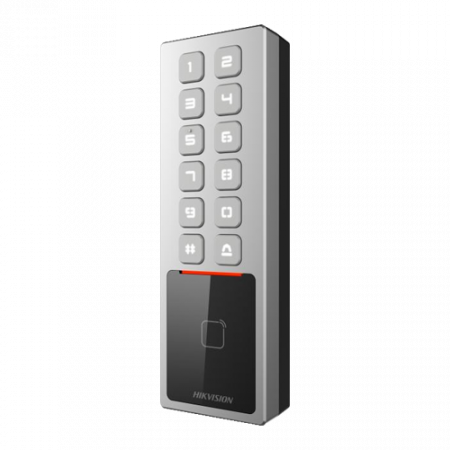 Terminale control acces Web Management - Terminal control acces, PIN/Card M1, Wiegand, RS485, Alarma, IK08 - HIKVISION DS-K1T805MX