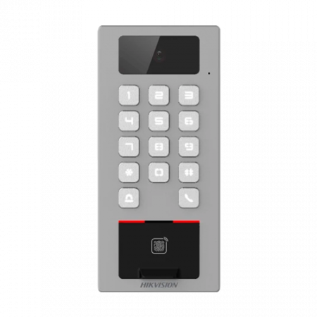 Terminale control acces Web Management - Terminal control acces si Video-interfon, tastatura, card, Bluetooth, Wi-Fi, Alarma - HIKVISION DS-K1T502DBFWX-C