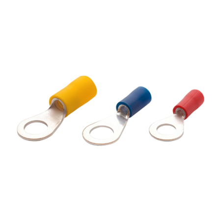 Organizatoare si accesorii - Terminale izolate de tip inel, sectiune transversala 4.0-6.0mm, M4, 100buc/set PYK-406