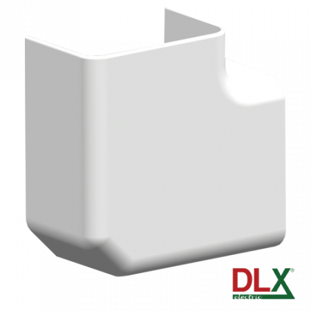 Canal cablu cu accesorii - Unghi plan 90Â° ajustabil pentru canal cablu 102x50 mm - DLX DLX-102-03