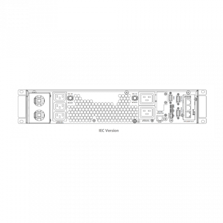 UPS Online, 6 KW, PFC, Sinusoidala pura, afisaj LCD - HIKVISION DS-UPS06K-R-TJL [1]