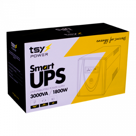 UPS TSY Power, 3000VA/1800W, LCD, AVR-repornire automata, 4 x Schuko TSY-MP-3K0-LCD [2]