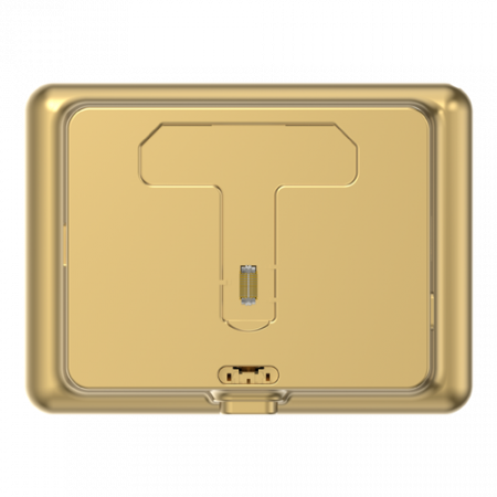 Vizor electronic smart, Wi-Fi, FullHD, monitor 4.3 inch, sonerie, acumulator 4600mAh, Auriu - EZVIZ CS-DP2C-Golden [2]