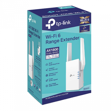 Wireless Range Extender TP-Link RE605X Wi-Fi 6 Dual-Band Gigabit AX1800 - TP-LINK RE605X [3]