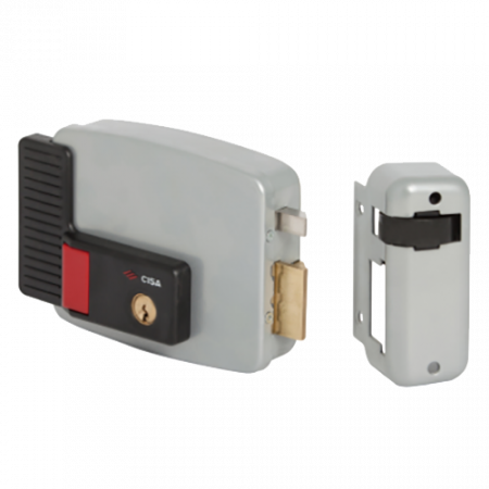 Yale si bolturi electrice - Yala electrica aplicata cu buton, clasa securitate 3, deschidere dreapta - CISA 1.11731.60.1