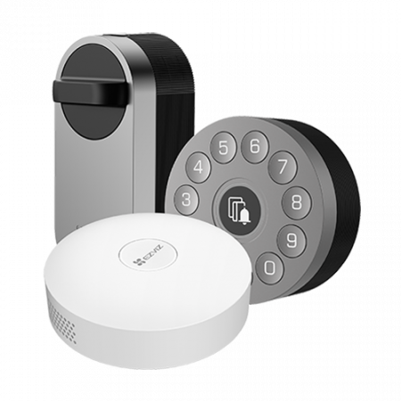 Smart Home - Yala inteligenta cu tastatura multifunctionala si Home Gateway - EZVIZ CS-DL01S-DL01CP-A3
