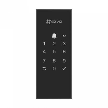 Yala inteligenta, Wi-Fi, sonerie incorporata, verificare status inchidere, alarma anti-furt - EZVIZ CS-DL03(WP)-Black [1]