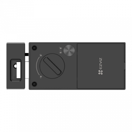 Yala inteligenta, Wi-Fi, sonerie incorporata, verificare status inchidere, alarma anti-furt - EZVIZ CS-DL03(WP)-Black [2]