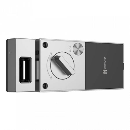 Yala inteligenta, Wi-Fi, sonerie incorporata, verificare status inchidere, alarma anti-furt, gri - EZVIZ CS-DL03(WP)-Grey [1]