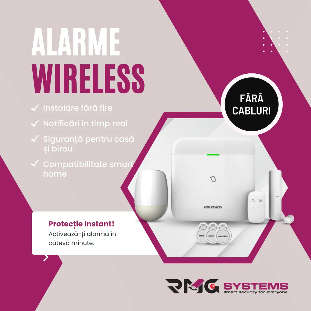 Alarme wireless protecție rapidă și eficientă
