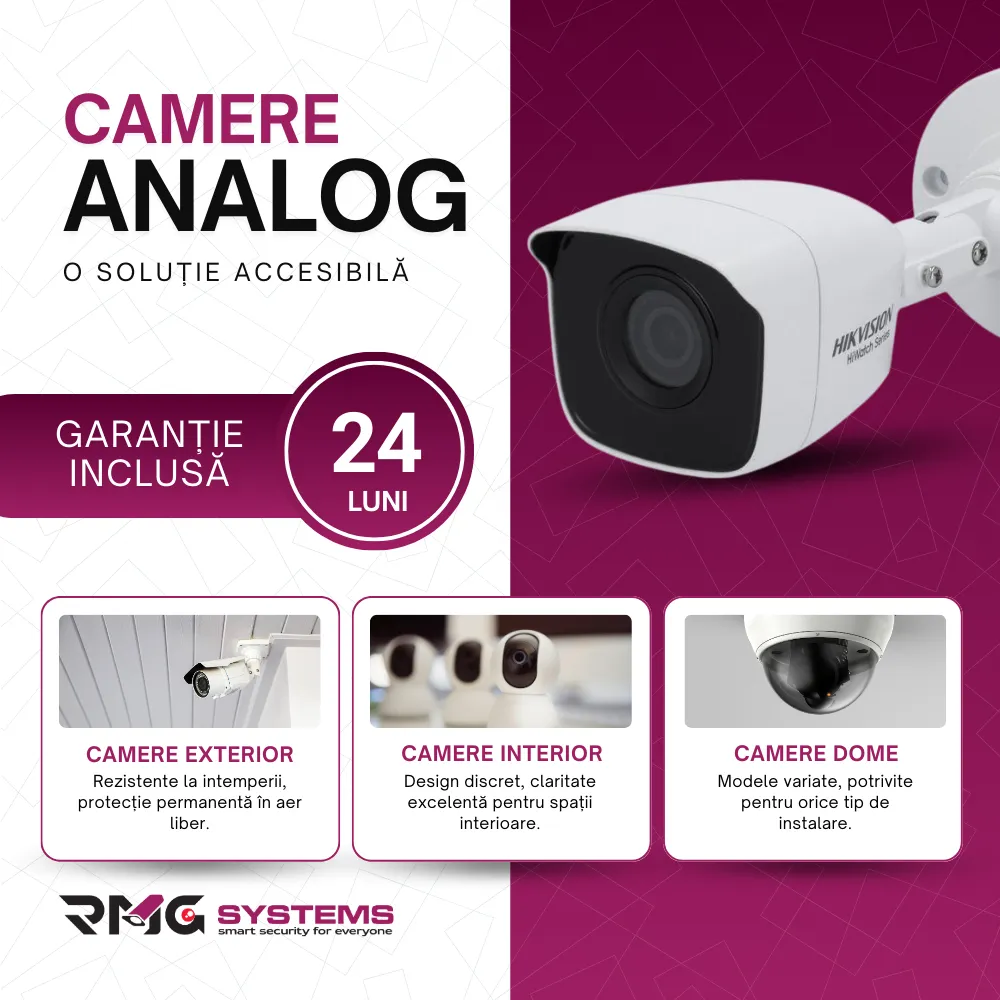 Camere analog - o soluție accesibilă și fiabilă