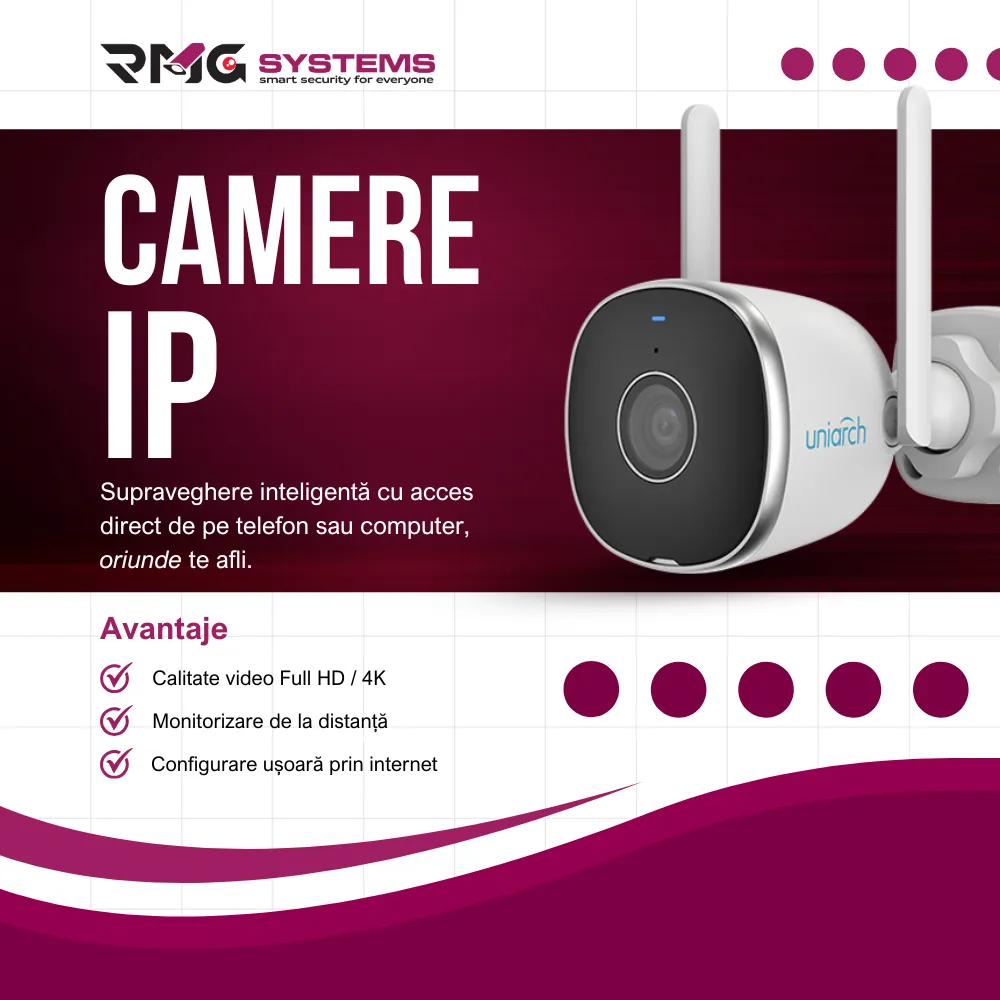 Camere IP tehnologie avansată pentru securitate modernă