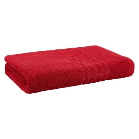 Prosoape - Prosop hotelier greek style, rosu, bumbac premium 100%
