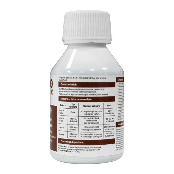Biostimulator de inradacinare RAZOMAX PLUS - 100 ml, Cereale, Legume, Fructe [4]
